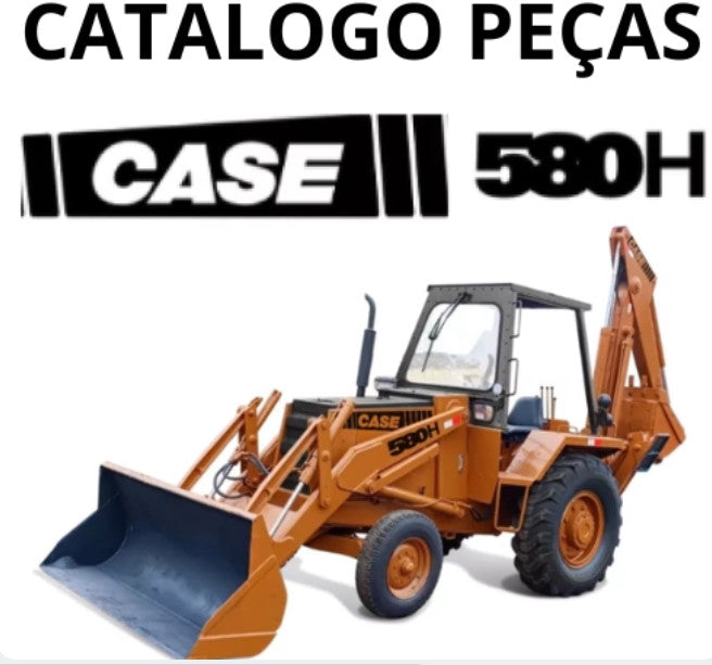 Catálogo de peças case motor perkins 580h 580 H