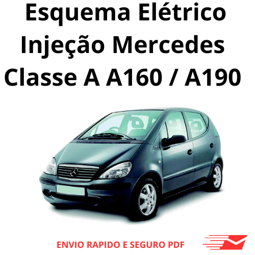 Manual Serviço + Esquema Elétrico Injeção Mercedes Classe A A160 / A190