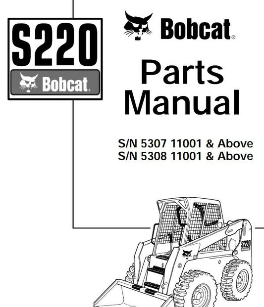 Catálogo de peças bobcat S220 ingles