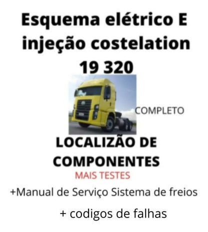 Esquema diagramas Elétrico Vw Constellation 19.320 - 19-320 completo