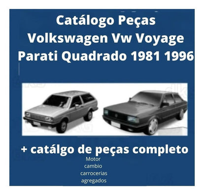 Catalogo Pecas Volkswagen Vw Voyage Parati 1981 1996