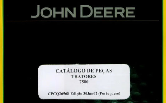 Catálogo de Peças John Deere TR 7500