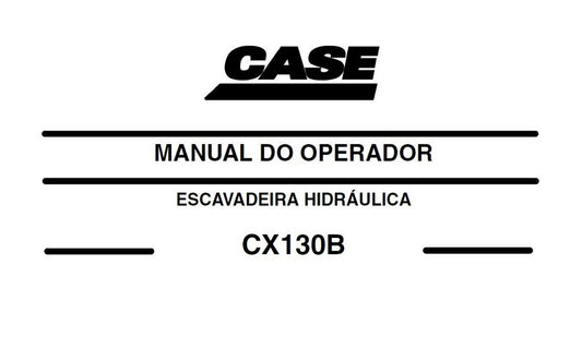 Manual Operador case CX130B