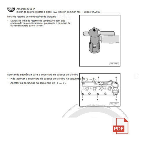 Manual De Serviços Mecanica E Elétrica Amarok Parti 2010