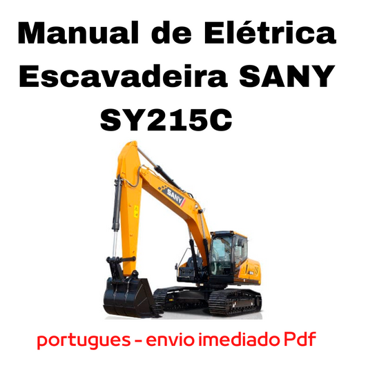 Manual de Elétrica Escavadeira SANY SY215C