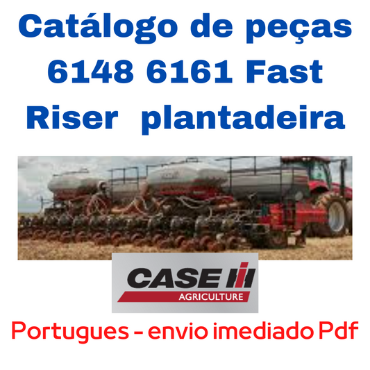 Catálogo de peças 6148 6161 Fast Riser case plantadeira