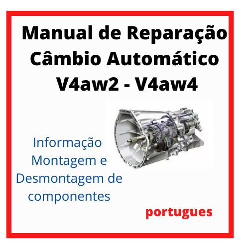 Manual de reparação Câmbio Automático R4aw2 - V4aw2 L200 pajero Mitsubishi