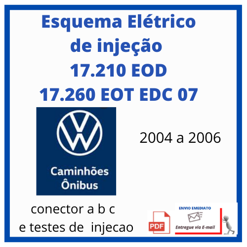 Esquema Elétrico De Injeção 17.210 Eod 17.260 Eot Edc 07