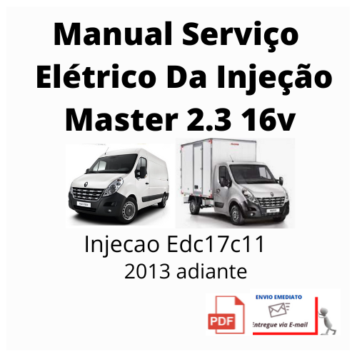 Manual Serviço + Elétrico Da Injeção Master 2.3 16v Edc17c11