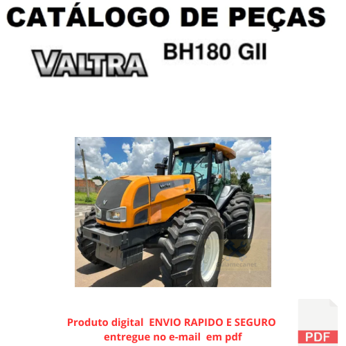 Catalogo De Pecas - valtra BH 180 G2