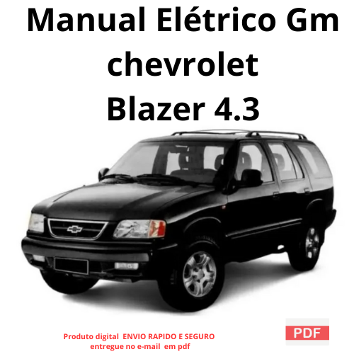 Manual Elétrico Gm chevrolet Blazer 4.3 Ate 98