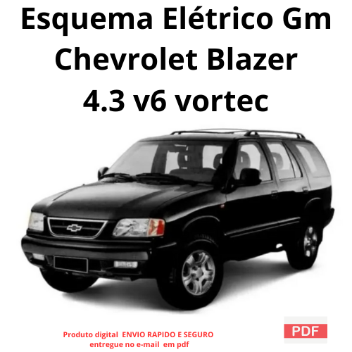 Esquema Elétrico Gm chevrolet blazer 4.3 v6 vortec