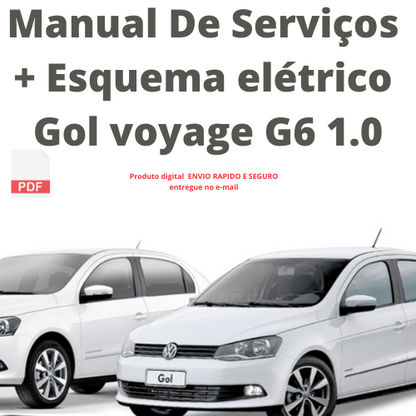 Manual De Serviços oficina+ Esquema elétrico Gol voyage G6 1.0