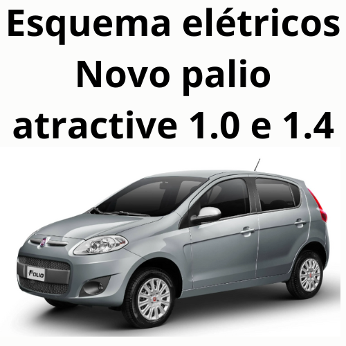 Esquema elétricos Novo palio atractive fiat 1.0 e 1.4