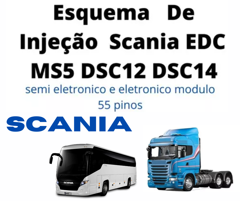 Esquema De Injeção Scania Edc Ms5 Dsc12 Dsc14