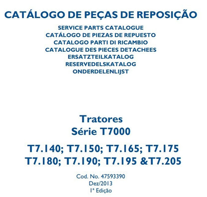 Catálogo de peças Tratores t7 Série T7000