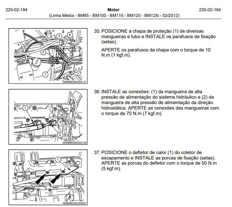 Manual Serviço Oficina Tratores Valtra Bm 85 100 110 120 125