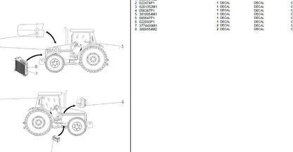 Catálogo de Peças Do Massey Ferguson 250 MF 250