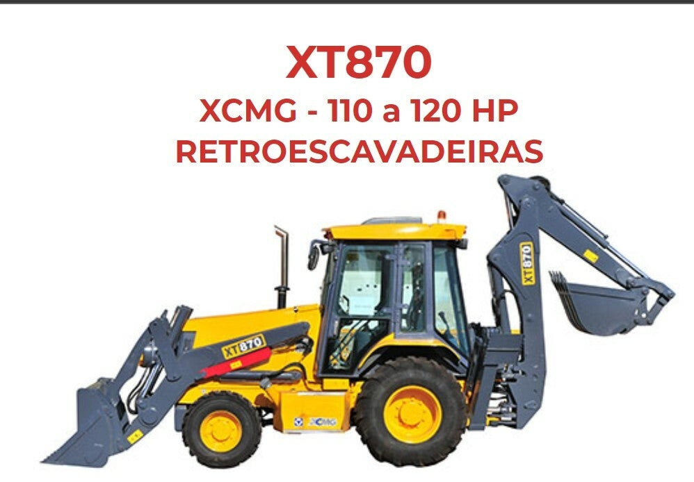 catalogo de peças Retroescavadeira XCMG XT870