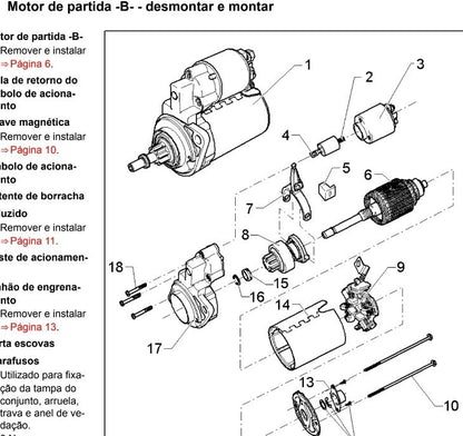 Esquema Elétrico Kombi 1.4 Flex COM INJEÇÃO IAW4GV E 4BV + MANUAL DE MOTOR