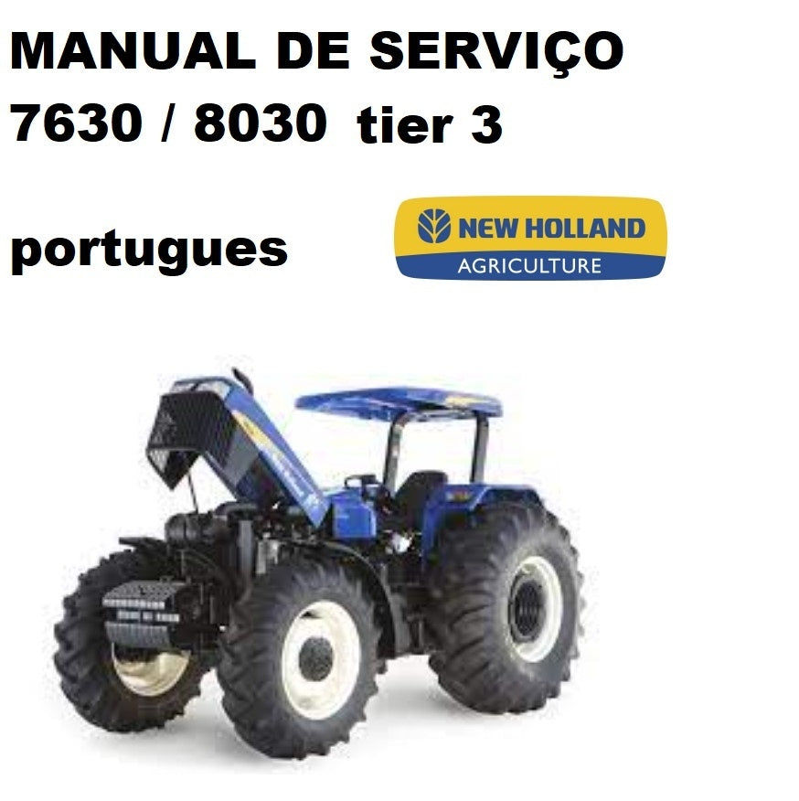 Manual De Serviço Trator New Roland 7630 / 8030 Tier 3