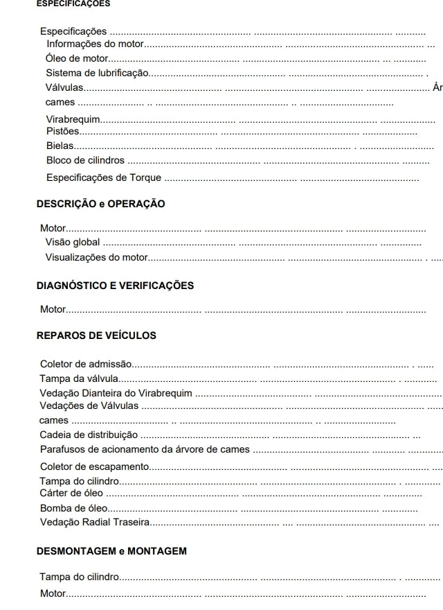 Manual de serviço motor zetec rocam 1.6