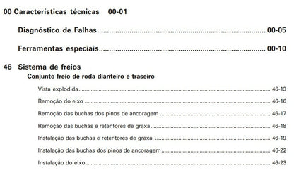 Manual de serviço constellation Sistema de Freios