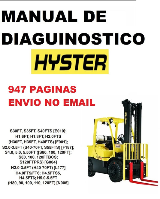 Manual Serviço Diagnóstico Empilhadeiras Hyster 947 Paginas