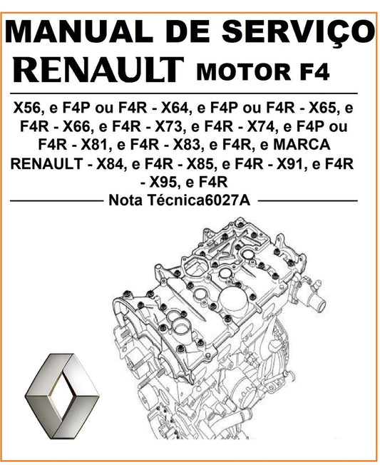 MANUAL DE SERVIÇO MOTOR FR RENAULT F4R