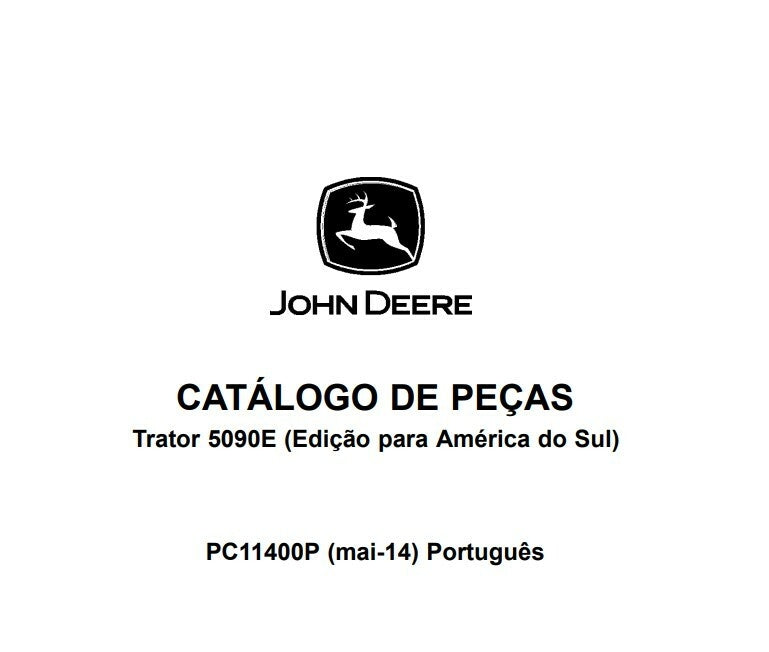 Catálogo De Peças Trator John Deere 5090e