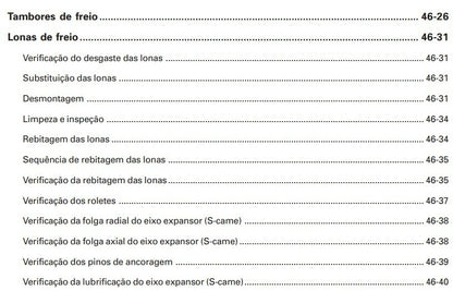 Manual de serviço constellation Sistema de Freios