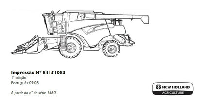 Manual do Operador Colhedora New Holland CR 9060 E CR9080