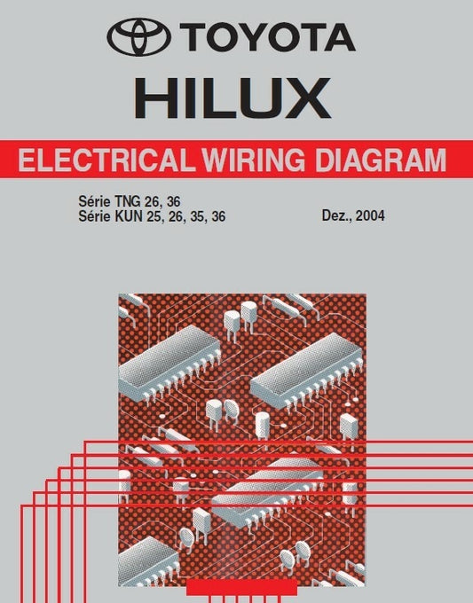 MANUAL DE ELETRICO esquema DIAGRAMAS toyota hilux geracao 7- 2005 adiante