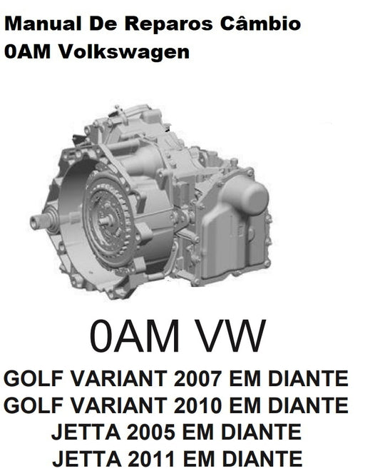 Manual De Reparo Câmbio 0am Volkswagen Golf Jeta