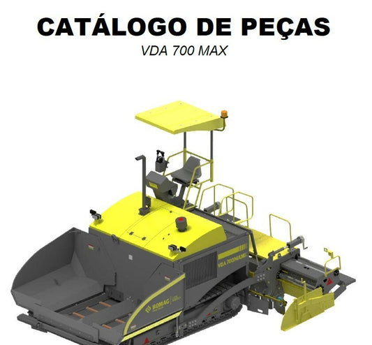 CATÁLOGO DE PEÇAS VDA 700 MAX