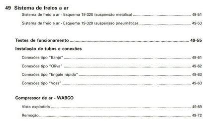 Manual de serviço constellation Sistema de Freios