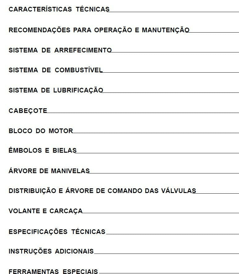 MANUAL DE SERVIÇO MOTOR Maxion - Manual 1006 E 1006T