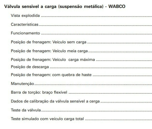 Manual de serviço constellation Sistema de Freios