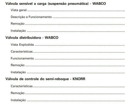 Manual de serviço constellation Sistema de Freios