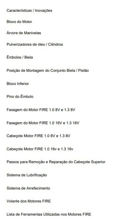 Manual de motor fire fiat 1.0 1.3 e 8v e 16v