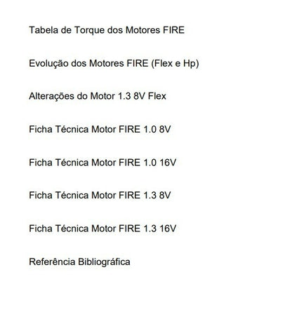 Manual de motor fire fiat 1.0 1.3 e 8v e 16v