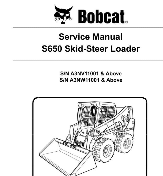 Manual De serviço mini Carregadeira Bobcat S650 ingles