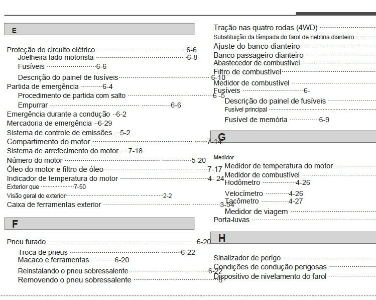 MANUAL DE PROPRIETARIO KIA BONGO K2500