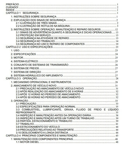 Manual de Operação e Manutencao pa carregadeira Lonking CDM835E