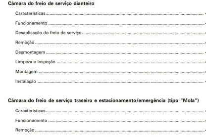 Manual de serviço constellation Sistema de Freios