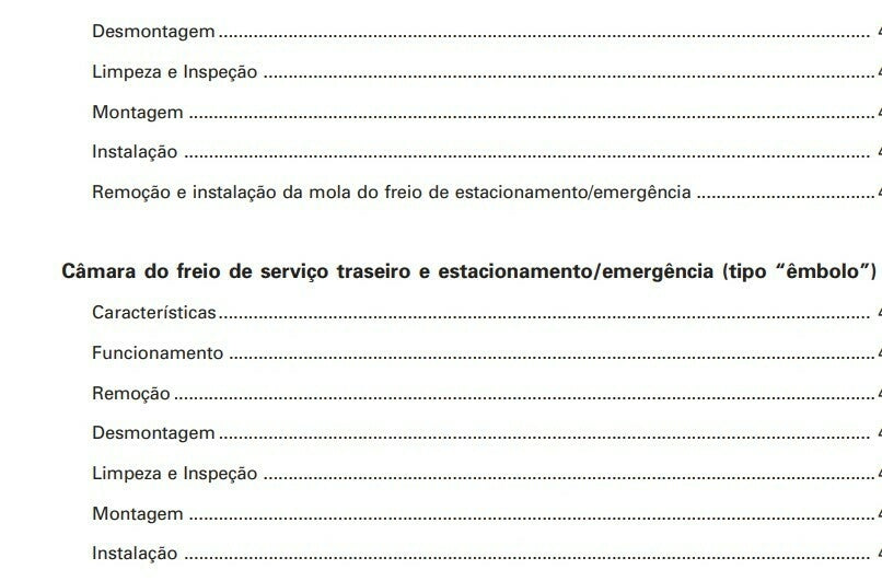 Manual de serviço constellation Sistema de Freios