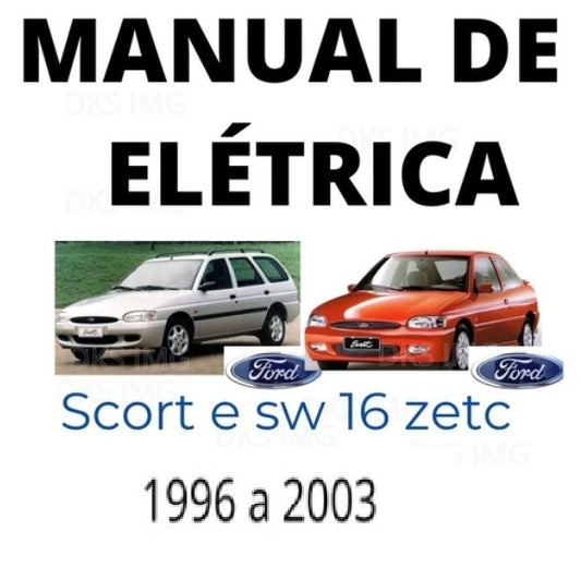 Manual De Serviço esquema Eletrico Geral Escort 1.8 - 16v