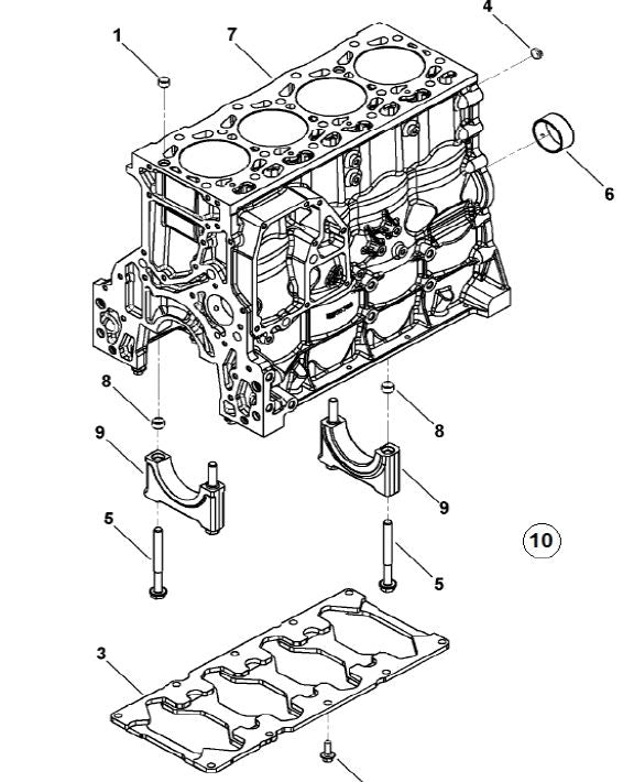 Catalogo de peças motor cummins ISF 3.8 EURO 5