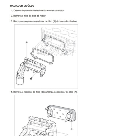 Manual serviço oficina motor D4CB crdi 2.5 16v hyundai hr kia crdi