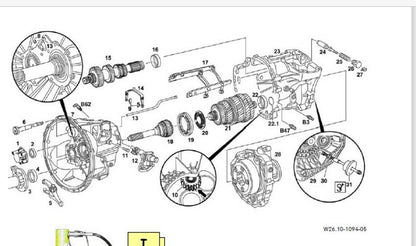 Manual De Serviços Reparação Caixa Marchas Mercedes Benz G-240 / 280 / 330